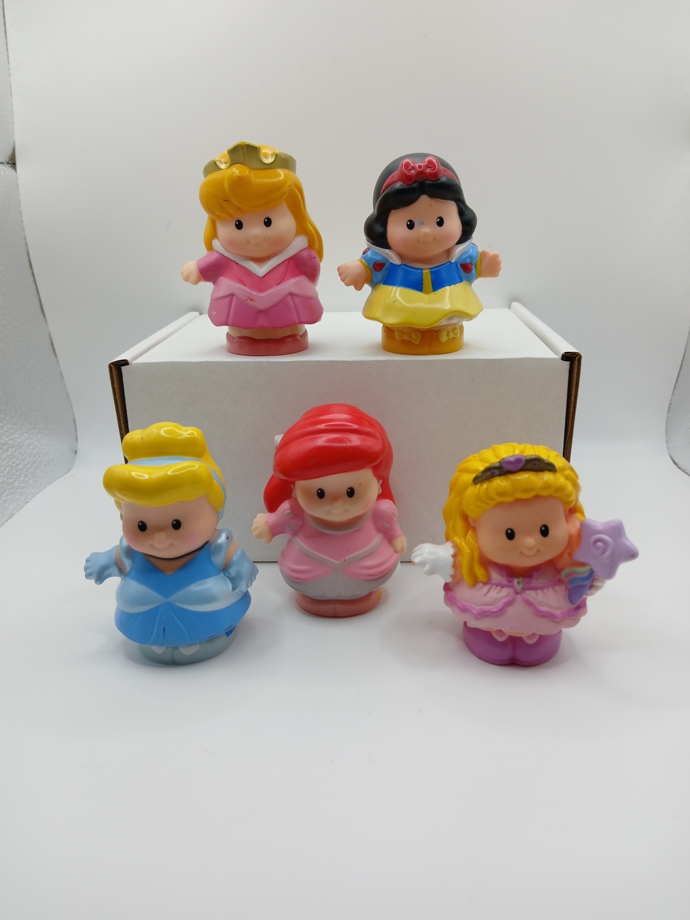 Fisher Price Little People Disney Prince & Princess Figures Set Of 5